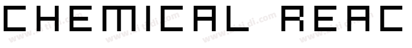 Chemical Reaction A字体转换 Chemical Reaction A字体转换